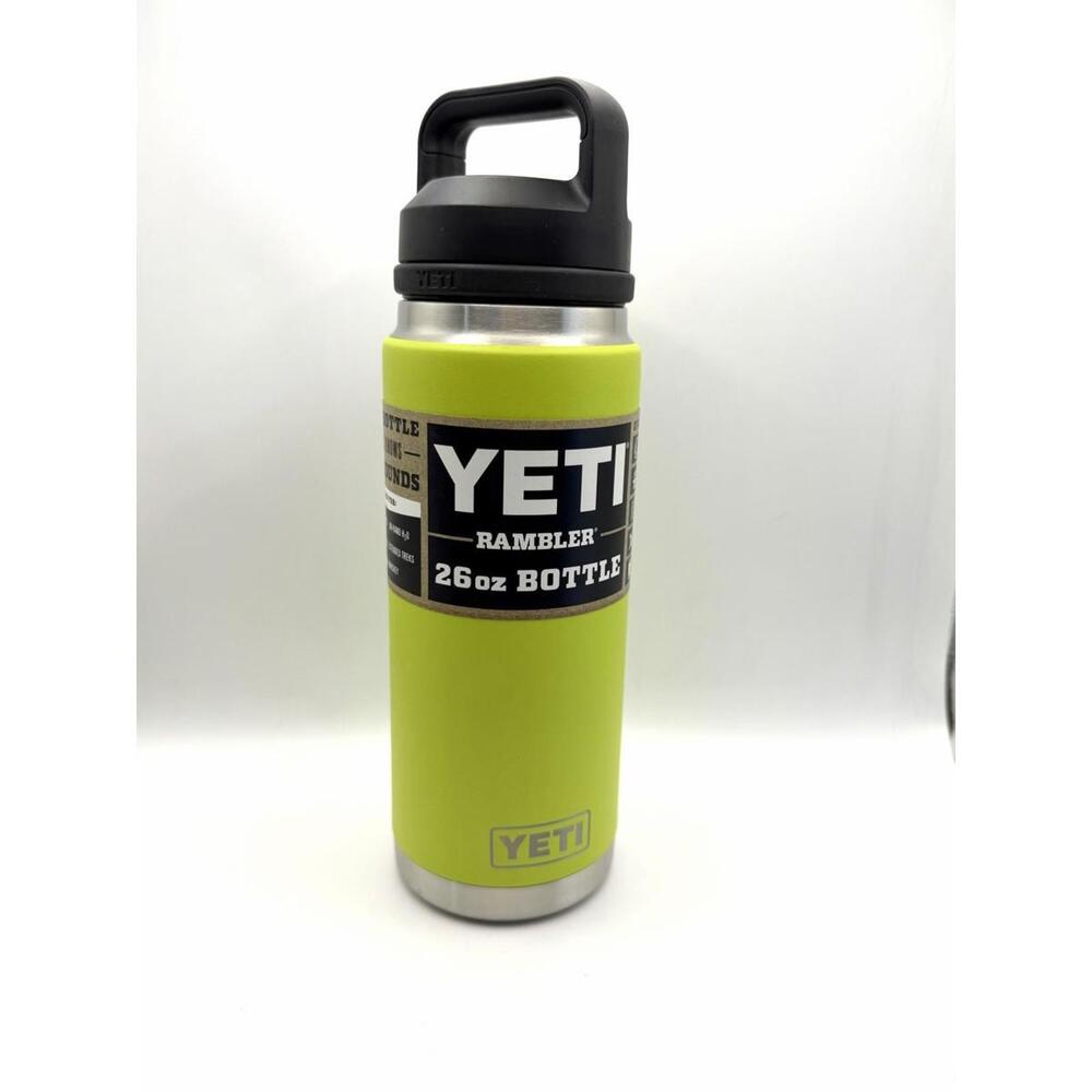 yeti rambler 26 oz bottle with chug cap Chartreuse Retired Color